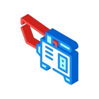 spot welding isometric icon vector illustration