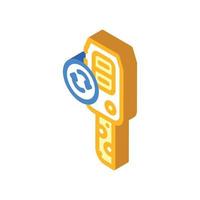 duplicate key isometric icon vector illustration