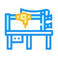pattern sewing machine color icon vector illustration