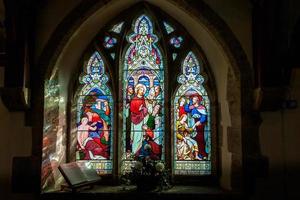 Wisborough Green, West Sussex, UK, 2009. Interior View of St Peter ad Vincula Church in Wisborough Green photo