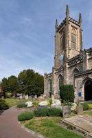 East Grinstead, West Sussex, UK, 2022. View of St Swithun's Church in East Grinstead, West Sussex on June 17, 2022 photo