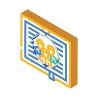 family saga isometric icon vector illustration