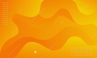 Colorful geometric gradient background. Fluid shapes composition. Orange liquid background design. Eps10 vector