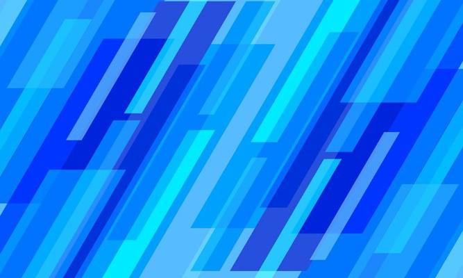 Abstract blue geometric background. Modern design with diagonal stripes. Futuristic blue background. Vector for cover, banner, web