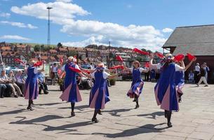 Whitby, North Yorkshire, UK, 2010. Women Morris dancing in Whitby photo