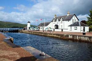 Corpach, Scotland, UK, 2011. Caledonian Canal at Corpach in Scotland photo