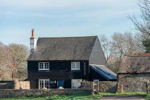 GLYNDE, EAST SUSSEX, UK, 2022. View of Wharf Cottage in Glynde, East Sussex, UK on January 12, 2022 photo