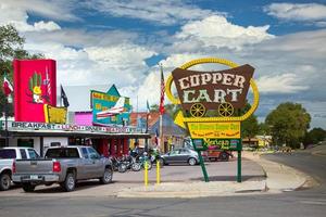 Seligman, Arizona, USA, 2011. The Copper Cart in Seligman photo