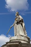 London, UK, 2014. Statue outside St Paul's Cathedral photo