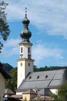 st gilgen, austria, 2017. iglesia de saint giles en st gilgen foto