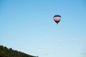 st georgen, austria, 2017. paseos en globo aerostático sobre st georgen en austria foto