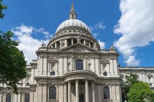 London, UK, 2014. View of St Paul's Cathedral photo