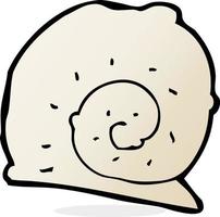 cartoon snail shell vector