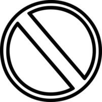 generic stop icon vector