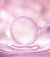 bubble background for cosmetics product photo