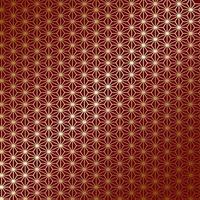 Elegant pattern design in red and gold vector