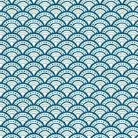 japanese wave flat design background vector