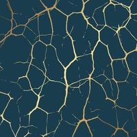 Japanese kintsugi pattern background vector