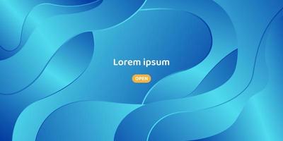 abstract wavy background with light blue gradient is good for layout design, wallpaper, presentation, website vector