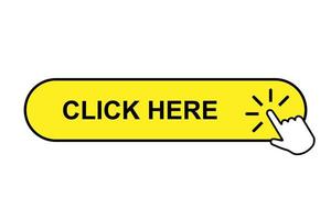 Click here button . Vector illustration