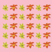 seamless pattern flowers background vector