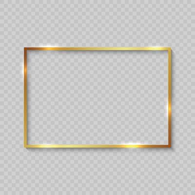 Gold Frame Transparent Vector Art, Icons, and Graphics for Free Download