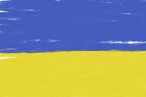 Background in blue-yellow colors, with brush strokes, acrylic paints vector