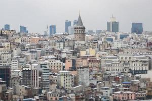 Torre de Gálata en Estambul, Turquía foto