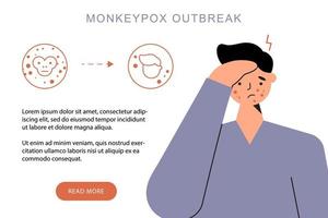 Man infected with monkeypox vector