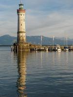 lindau at the lake constance in germany photo