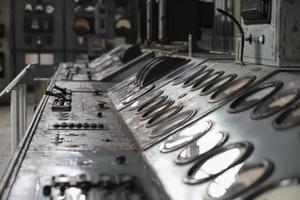 Control Panel of an old Power Plant photo