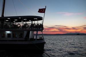Ferry in Gulf of Izmir, Turkey
