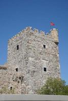 torre en el castillo de bodrum, mugla, turquía foto