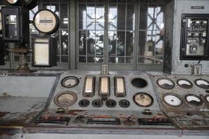 Control Panel of an old Power Plant photo