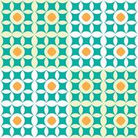 Abstract Geometric Pattern with simple shapes and figures vector