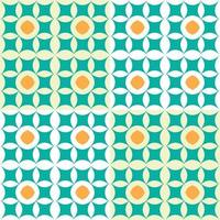 Abstract Geometric Pattern with simple shapes and figures vector