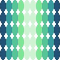 Illustrator vector of a row of oval with green gradient, abstract seamless green gradient background