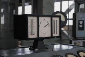 Control Panel of an old Power Plant photo