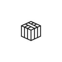 Package filled line icon. linear style sign for mobile concept and web design. Outline vector icon. Symbol, logo illustration. Vector graphic