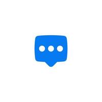 Chatting flat line icon. linear style sign for mobile concept and web design. Outline vector icon. Symbol, logo illustration. Vector graphic