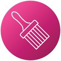 Basting Brush Icon Style vector