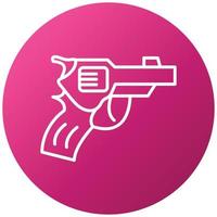 Revolver Icon Style vector