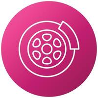 Brake Disc Icon Style vector