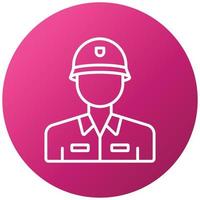 Army Soldier Icon Style vector