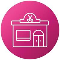 Barber Shop Icon Style vector