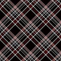 Classic plaid pattern in dark blue, red and  white. Tartan plaid pattern for blanket, skirt, shirt, tablecloth and other fabric textile design vector