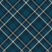 Scottish tartan plaid with squared pattern. Textured seamless in blue, white, black and red for fabric design