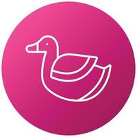 Duck Toy Icon Style vector