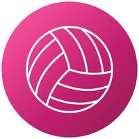 Volleyball Icon Style vector