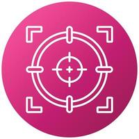 Shoot Target Icon Style vector